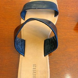 Forever 21 two-strap sandals